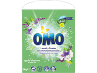 Universalūs skalbimo milteliai OMO APPLE BLOSSOM & WATER LILY, 5 kg