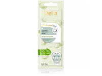 DELIA žaliojo molio kaukė su natūraliu kokosų vandeniu BOTANICAL FLOW, 10 ml