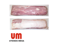 Kiaulienos nugarinė, be kaulo, be odos,  be grandinėlės,~3 kg, UTENOS MĖSA