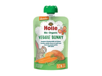 Eko  morkų,batatų, žirn. tyrelė HOLLE VEGGIE BUNNY, 6 +mėn., 100g