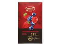 Pien. šokoladas su aviet. ir mėl. RŪTA, 90 g