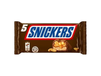 Šokoladiniai batonėliai SNICKERS, 5 vnt., 250 g