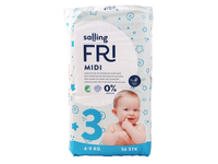 Sausk. SALLING FRI MIDI, 3 d. 4–9 kg, 56 vnt.