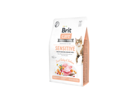 Sausas visavertis pašaras katėms  BRIT CARE Cat GF Sensitive Healthy Digestion & Delicate Taste, 2 k