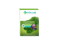 VITA-LAB kietosios pastilės gerklei Islandinė kerpena+ Vitaminas C, 12 kietų pastilių