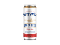 Šviesusis alus SCOTTY WEST LAGER, 568 ml
