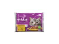 Konservuotas kačių ėdalas WHISKAS paukštienos sk., 4x85 g