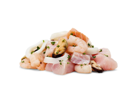 Šaldytas jūros gėrybių mišinys Marinara, 5 ingredientai, 20 % glazūra, 800g, apvirtas
