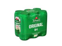 Šviesusis alus KALNAPILIS ORIGINAL (5%), 6 x 500 ml