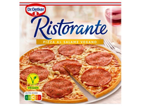 Šaldyta pica RISTORANTE Salame vegan, 295g