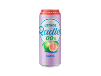 Nealkoholinis alaus kokteilis guavos skonio UTENOS RADLER 0.0%, 500ml