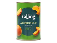 Konservuoti abrikosai SALLING, 410 g / 230 g