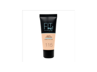 Skystasis makiažo pagrindas MAYBELLINE FIT ME, Nr. 115-ivory, 30 ml