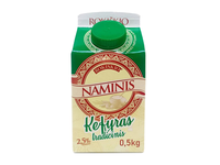ROKIŠKIO NAMINIS kefyras, 2,5 % rieb., 500 g