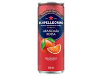 Gaivusis gazuotas gėrimas SAN PELLEGRINO Aranciata Rossa, 0.33l, skardinė, D