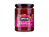 Marinuoti burokėliai OBELIŲ, naminiai, 500g / 320g