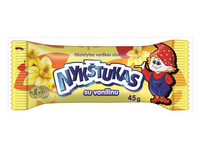 Glaistytas varškės sūrelis NYKŠTUKAS su vanilinu, 24,6% rieb., 45 g