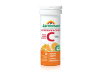 JAMIESON VITAMINAS C TIRPUSIS, 1000 mg, 10 tirpiųjų tablečių