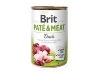 Konservuotas ėdalas šunims BRIT CARE, Duck Paté and Meat, 400 g