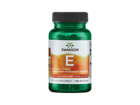 SWANSON VITAMINAS E, 100 minkštų kapsulių