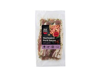Marinuoti kiaulienos šoninės kepsneliai su česnakais WELL DONE, 400 g