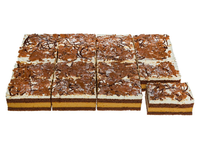 Šaldytas kapučino kavos skonio pyragas, pjausytas, (16x100g), 1,6kg