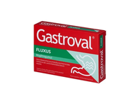 GASTROVAL FLUXUS, 15 kietų kapsulių