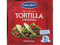 Mažos kviečių tortilijos SANTA MARIA TEX MEX, 8 vnt 200g