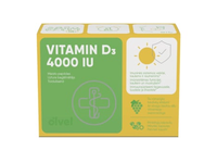OLVEL , Vitaminas D3 4000 IU, 60 kapsulių
