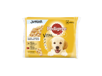 Konserv. visavertis šuniukų ėdalas PEDIGREE JUNIOR, 4x100 g, 400 g