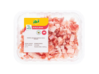 IKI Kiaulienos šoninė pjaustyta kubeliais dujose 300G