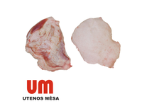 Atvėsinta kiaulienos pažandė, be odos, laisva fasuotė, (4x~3 kg), UTENOS MĖSA