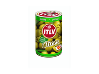 Žaliosios alyvuogės be kauliukų ITLV, 300 g / 110 g
