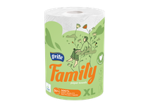Popieriniai rankšluosčiai GRITE Family XL, 2 sluoksnių, 1 vnt x 45m