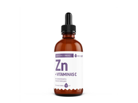 ECOSH bioaktyvus skystas cinkas, bisglicinatas, su vitaminu C, 50 ml