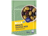 Alyvuogių užkandžių rinkinys BILLA, 100 g