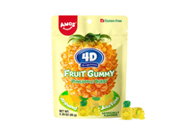 Guminukai AMOS, ananasų skonio, 65 g