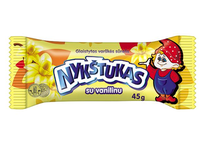 Glaistytas varškės sūrelis NYKŠTUKAS, vanilinis, 45 g
