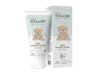 ECOLATIER BABY DIAPER WITH ZINC kūdikių vystyklų kremas, 100 ml