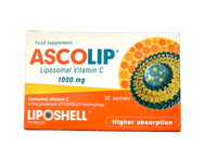 ASCOLIP liposominis vitaminas C 1000 mg, skystas gelis, N30