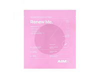 AIMX lakštinė veido kaukė su peptidais ir kolagenu RENEW ME, 1 vnt.
