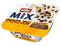 Jogurtas MÜLLER MIX trijų šokoladų skonio, 130g