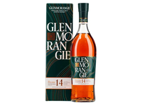Viskis GLENMORANGIE QUINTA RUBAN SINGL MALT 14 Y.O. 46%, 0,7 l