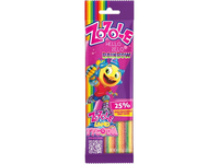 Labai rūgštūs guminukai ZOZOLE RAINBOW, vaisių skonio, 75 g