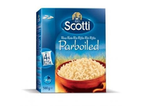 Plikyti ryžiai RISO SCOTTI PARBOILED (4 x 125 g), 500 g