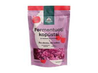 Fermentuoti kopūstai su ridikais ir avietėmis, 400 g