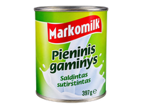 Saldintas sutirštintas pieno gaminys MARKOMILK, 397g