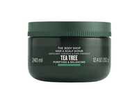 THE BODY SHOP TEA TREE PURIFYING & BALANCING plaukų ir galvos odos šveitiklis, 240 ml