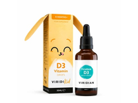 VIRIDIAN skystas vitaminas D VIRIDKID, 400IU, 30 ml
