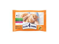 Kačių ėd. su višt., jaut. CLUB 4 PAWS, 4x85 g